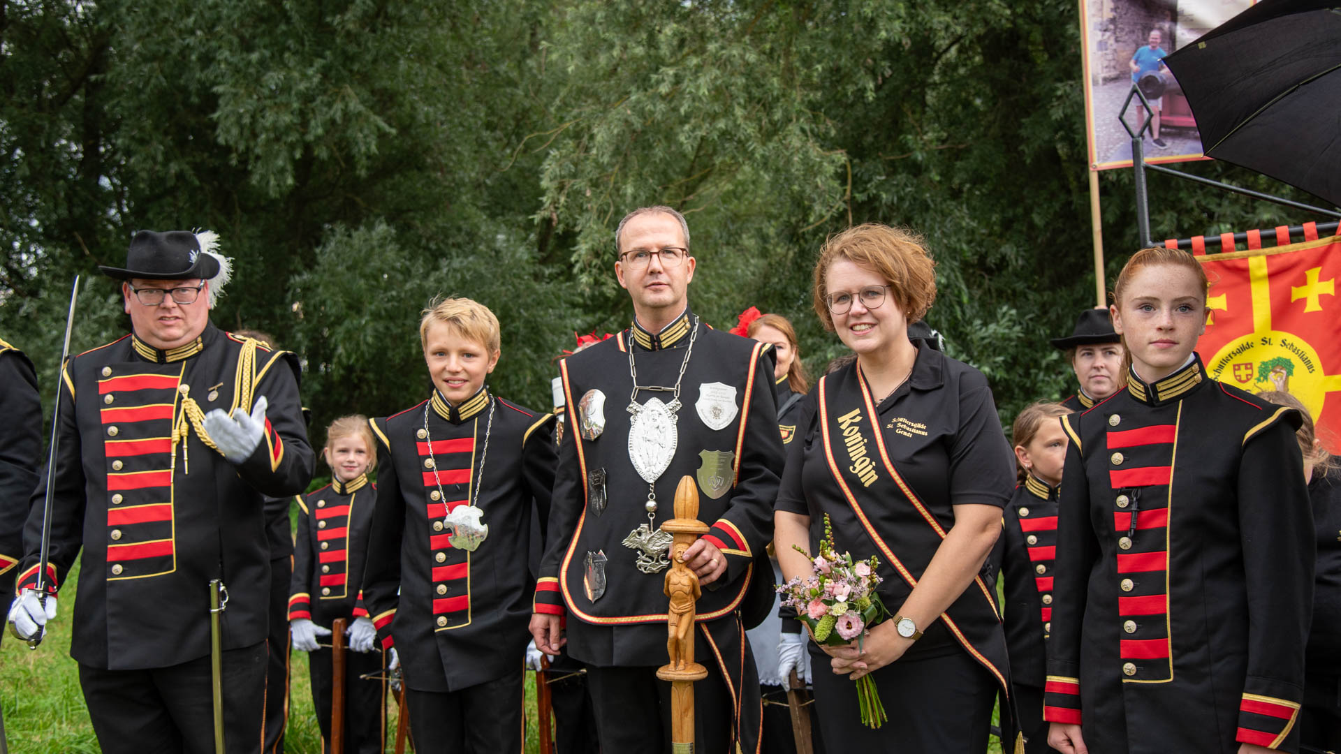 Koningsschieten in Gendt.
