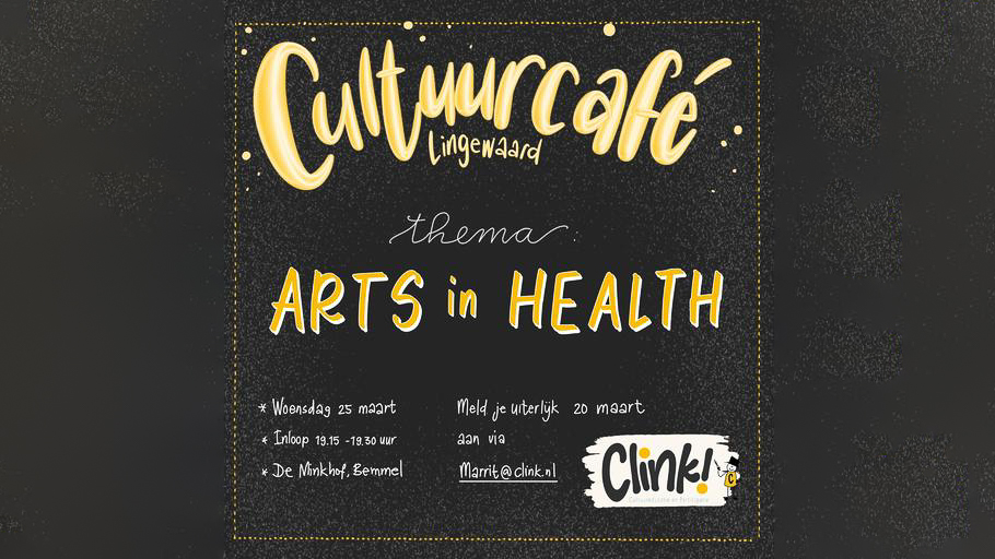 Graag nodig ik jullie uit om aanwezig te zijn bij ons volgende Cultuurcafé. op 25 maart: