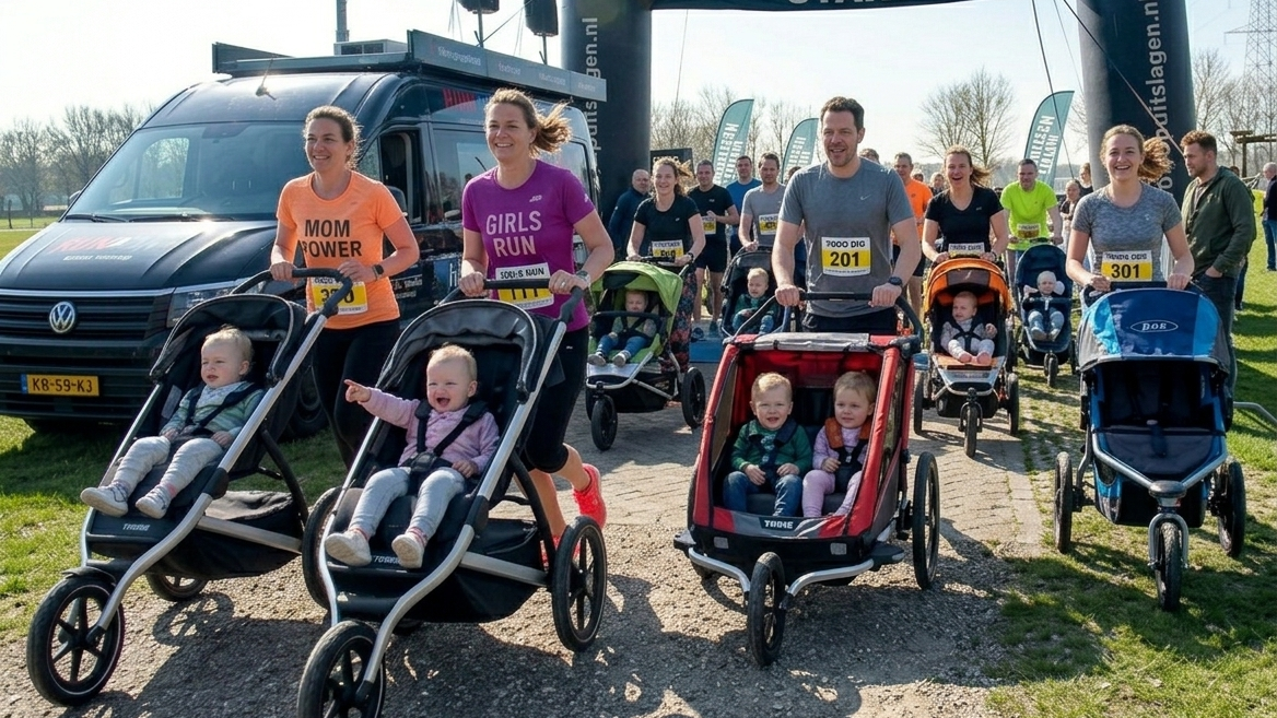 Primeur in Nederland: Eerste ‘Buggy Run Club’ in Park Lingezegen