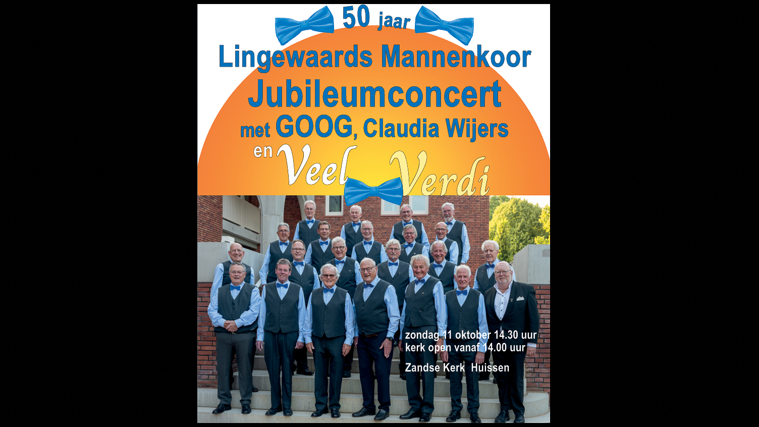 Lingewaards Mannenkoor viert 50 jaar zangplezier